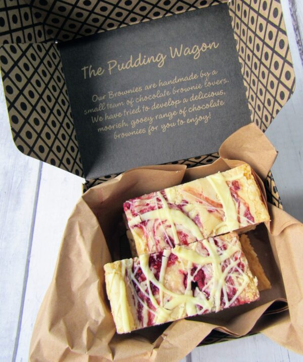Raspberry and White Chocolate Blondies