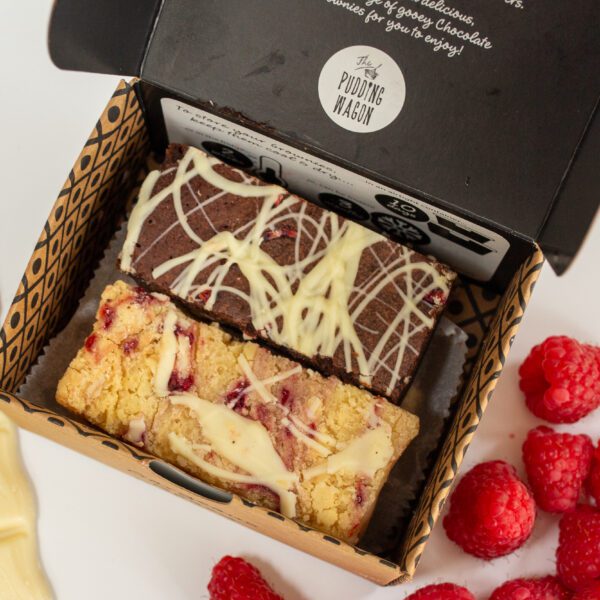 Raspberry and White Chocolate mixed box.