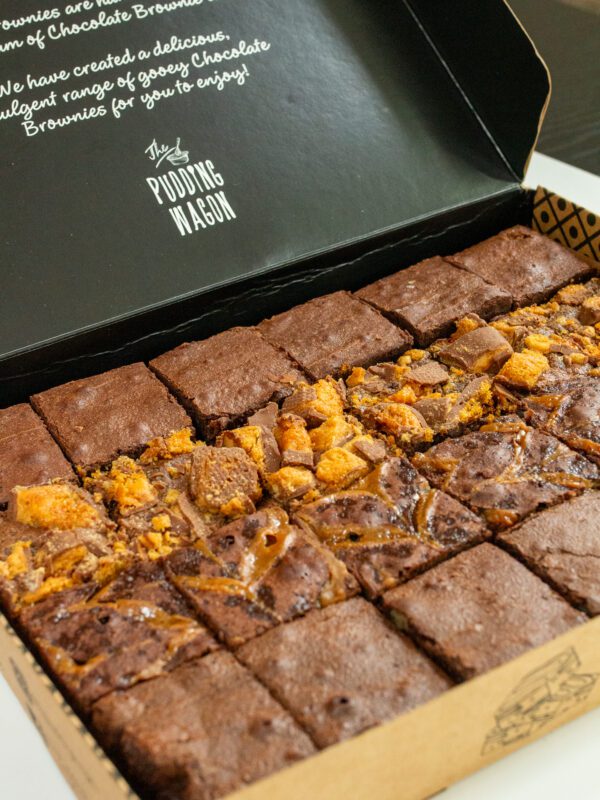 Large Classic selection box. 24 chocolate brownie pieces