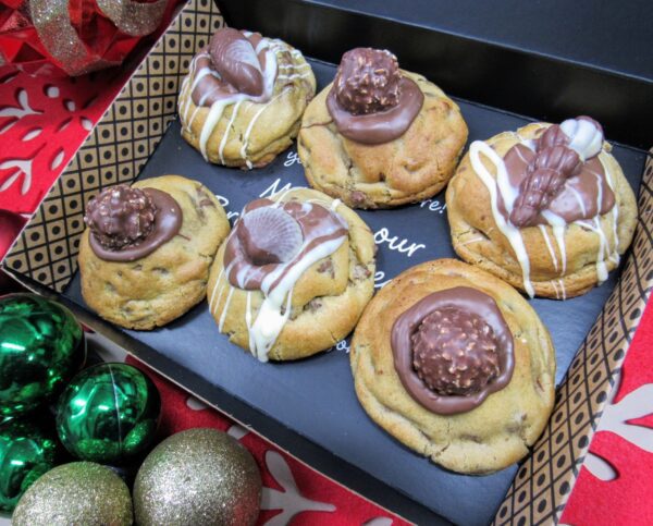 Festive STUFFED Cookie box